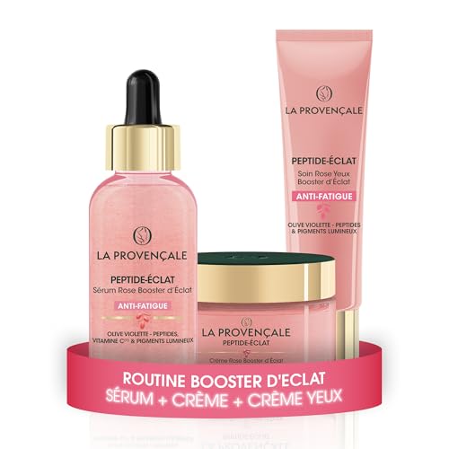 Peptide-Eclat Routine Peptide-Eclat Repulpante & Booster d'Eclat Anti-fatigue pour Femmes Adultes Matin et Soir Traiteme